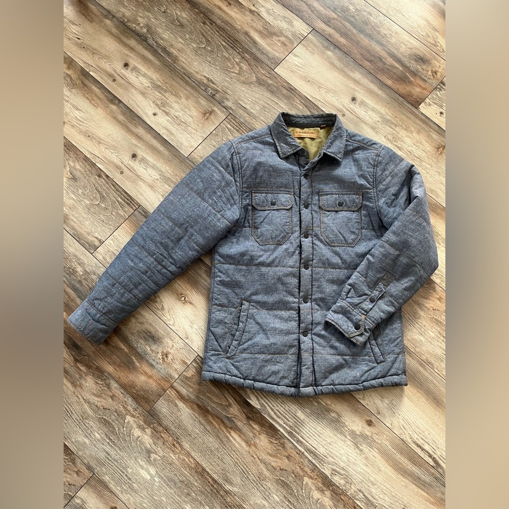 EUC Men's Cassius Quilted Shirt Jacket. Size M.